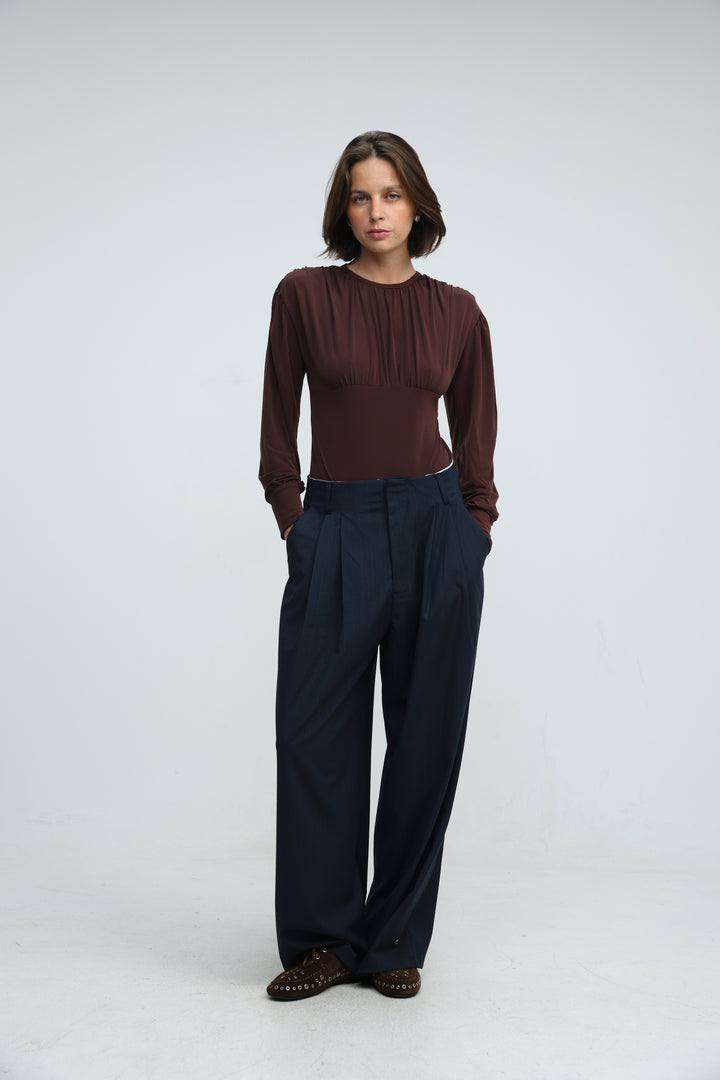 Reception Brown Bodysuit