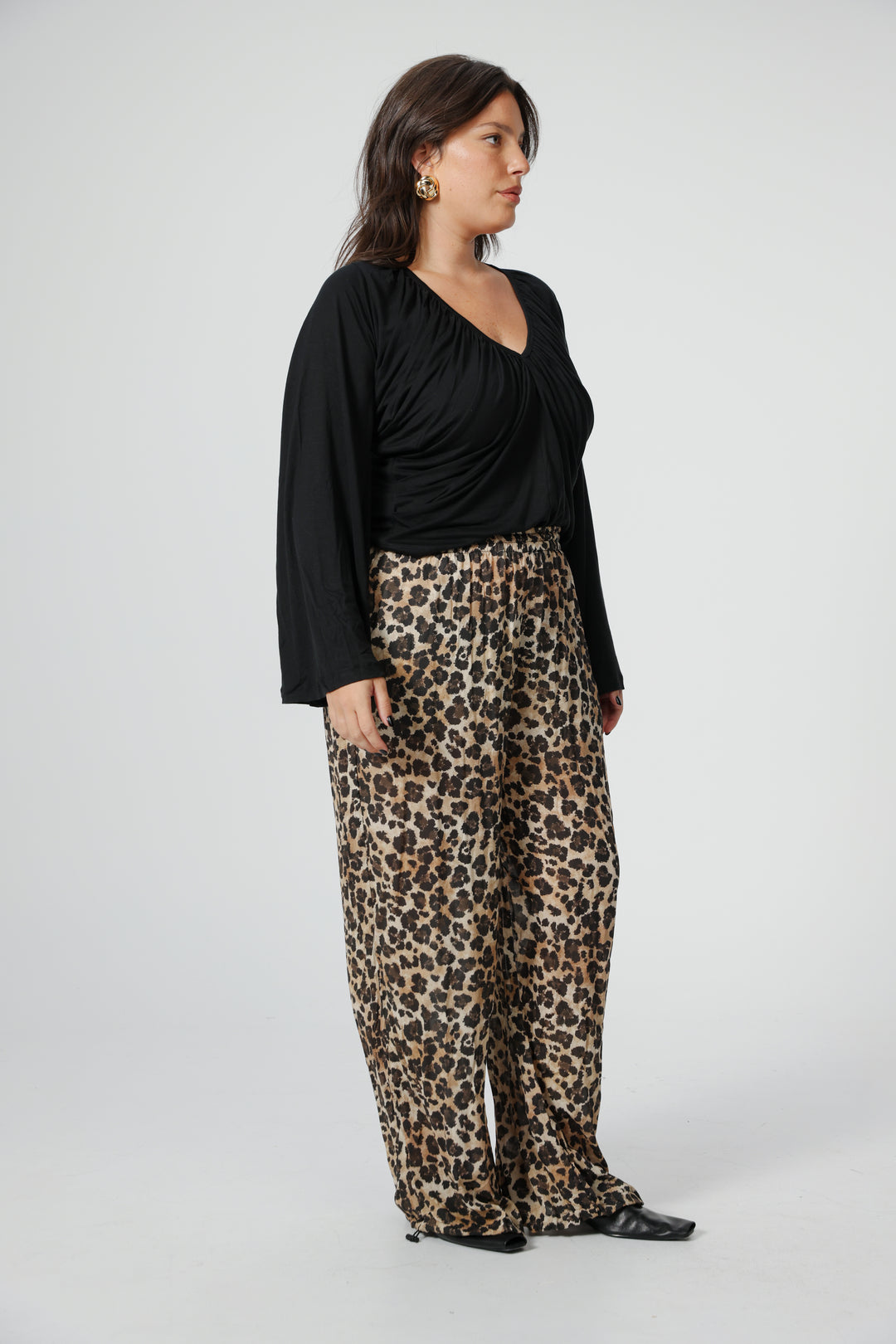 Aladdin Leopard Bottoms