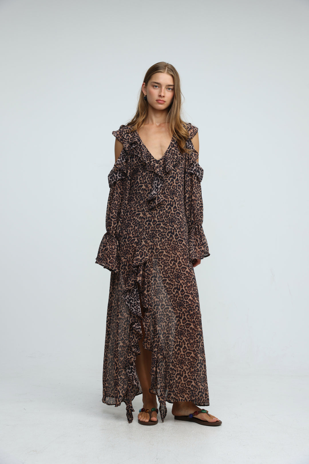 Divine Leopard Dress