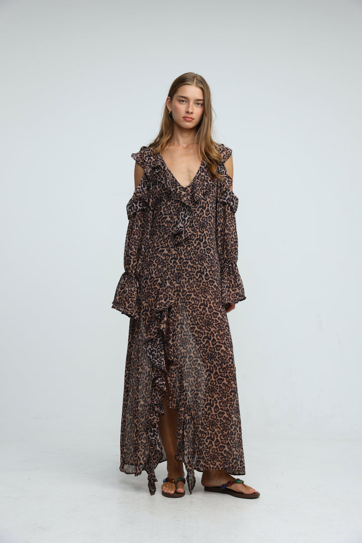 Divine Leopard Dress