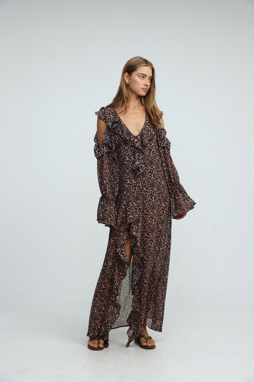 Divine Leopard Dress