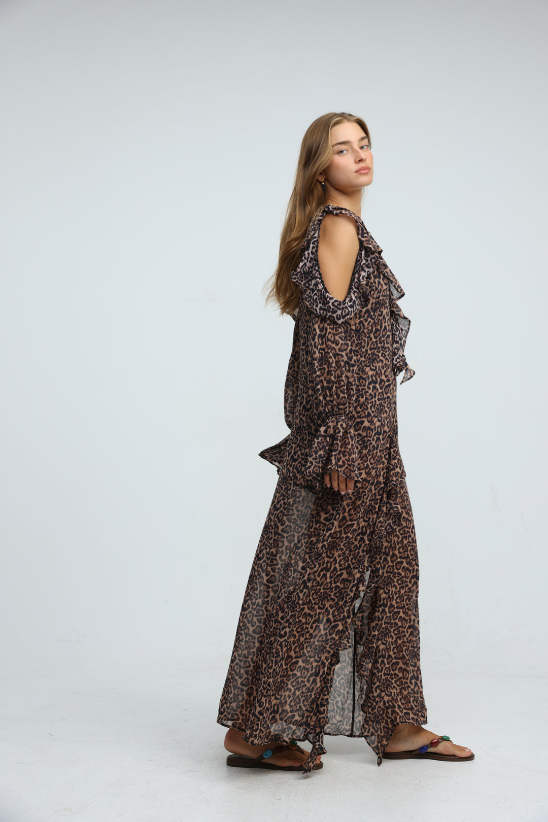 Divine Leopard Dress