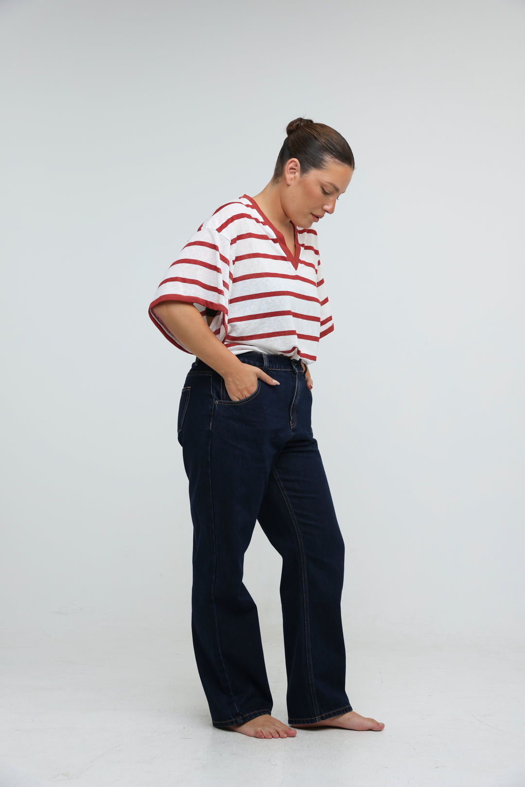 August Red Striped T-Shirt