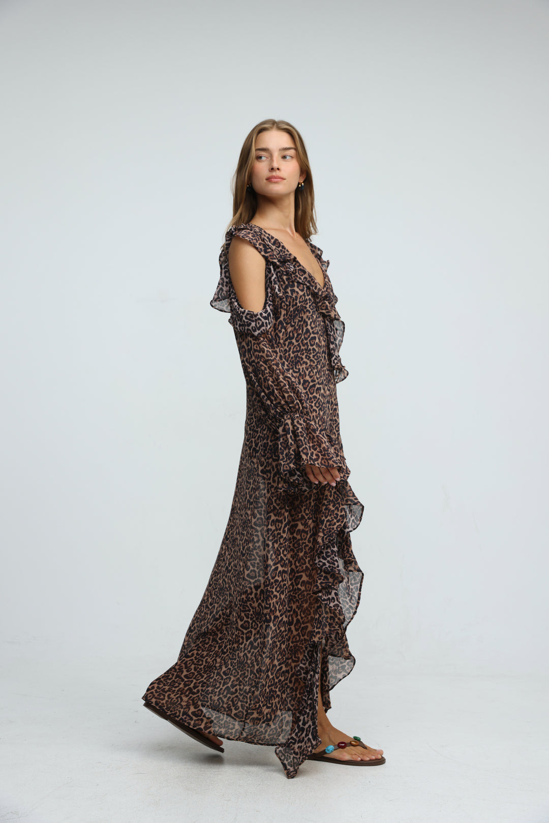 Divine Leopard Dress