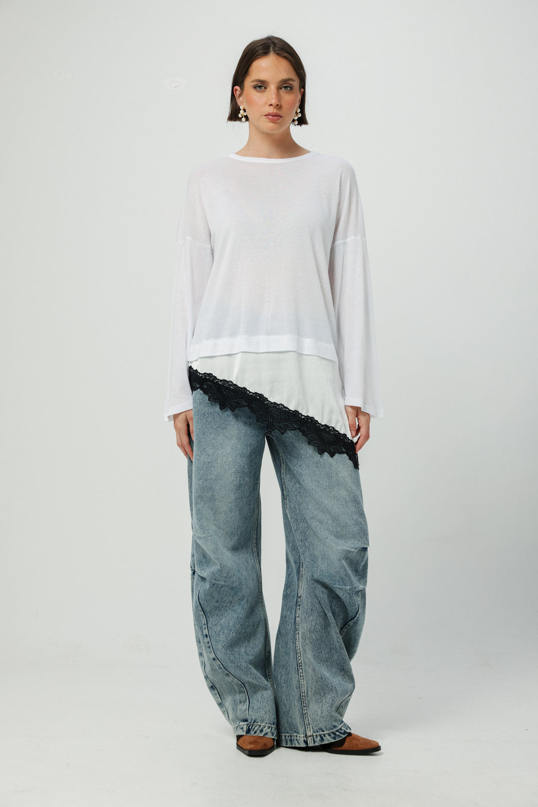 Morning White Mix Shirt