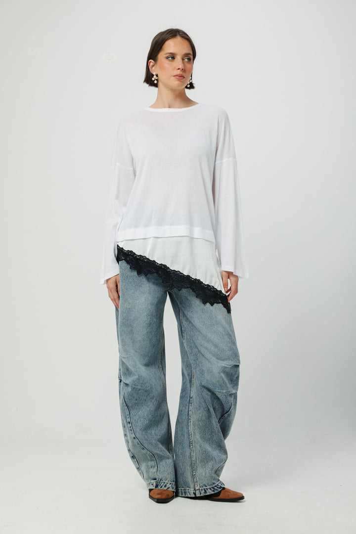 Morning White Mix Shirt