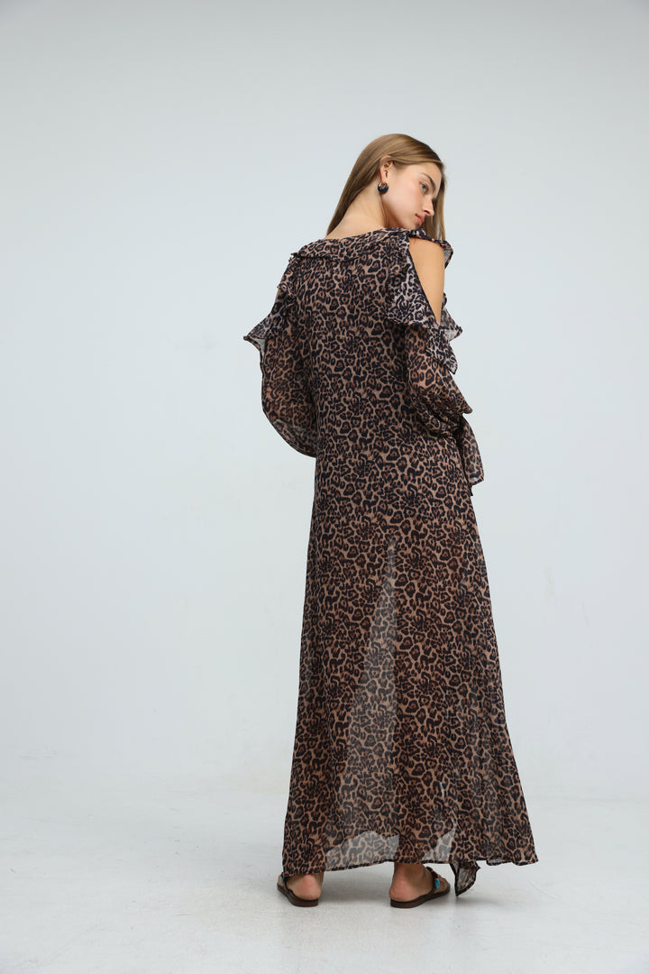 Divine Leopard Dress