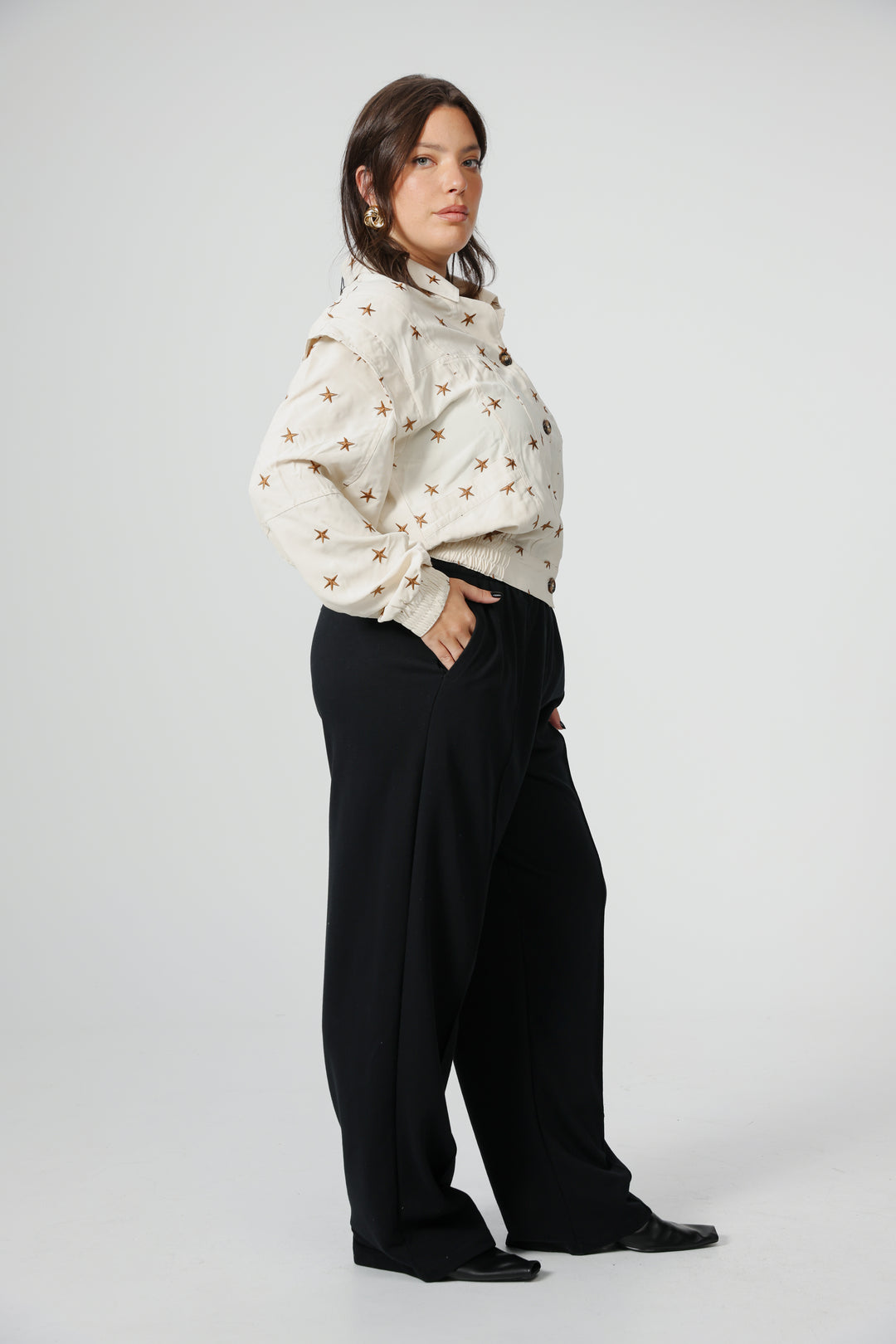 Puzzle Cream Stars Jacket
