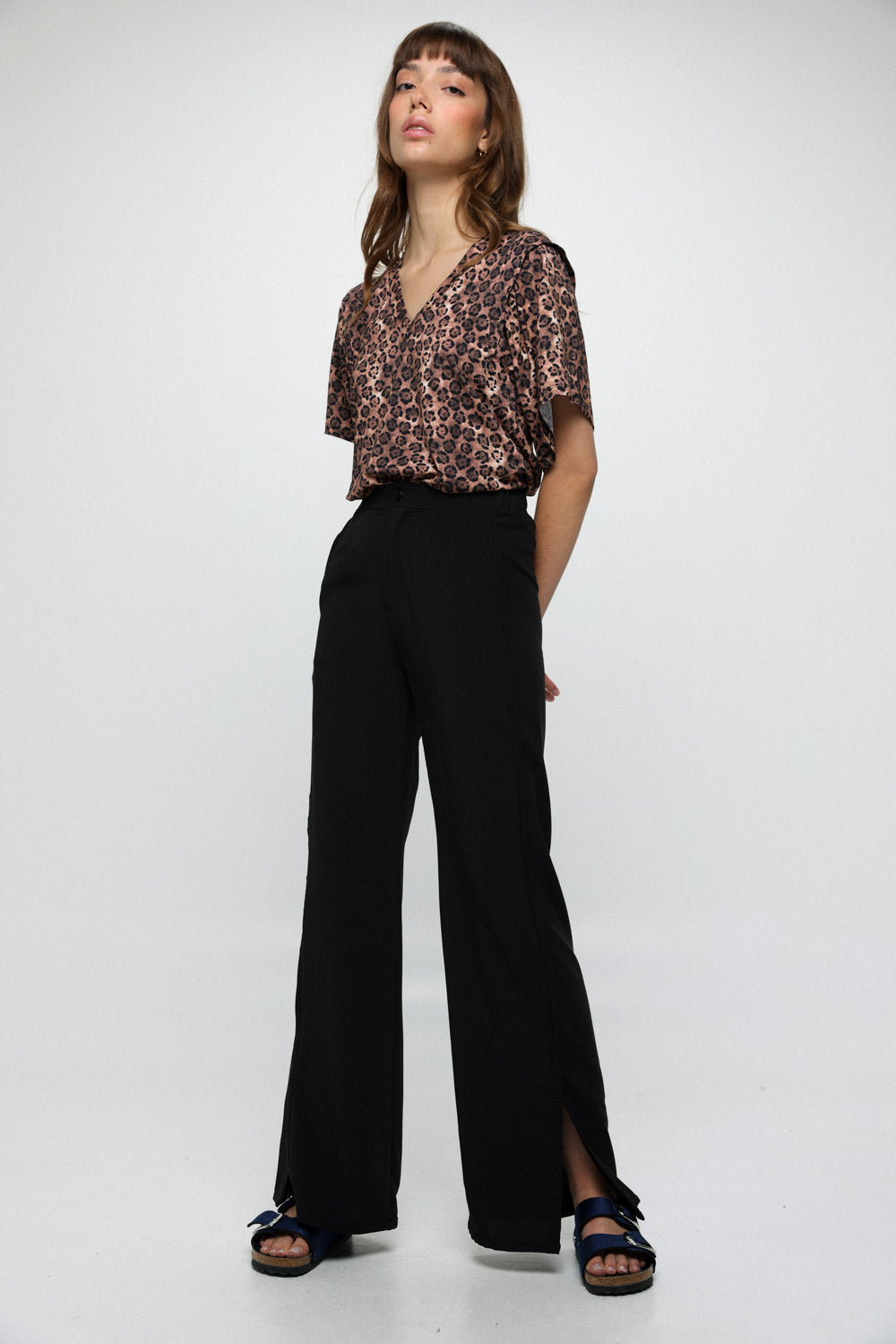 Buni Black Long Bottoms