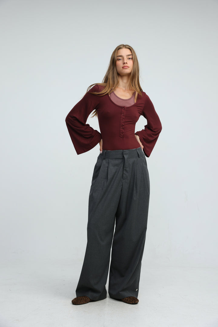 Duplicate Wine Bodysuit