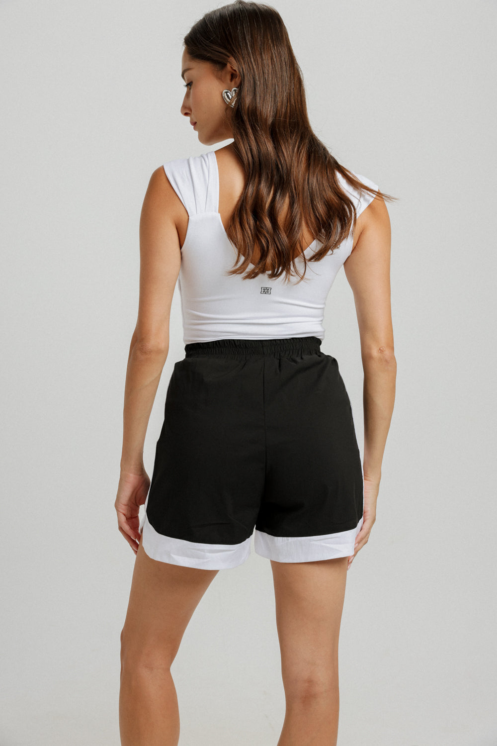 School Black Shorts