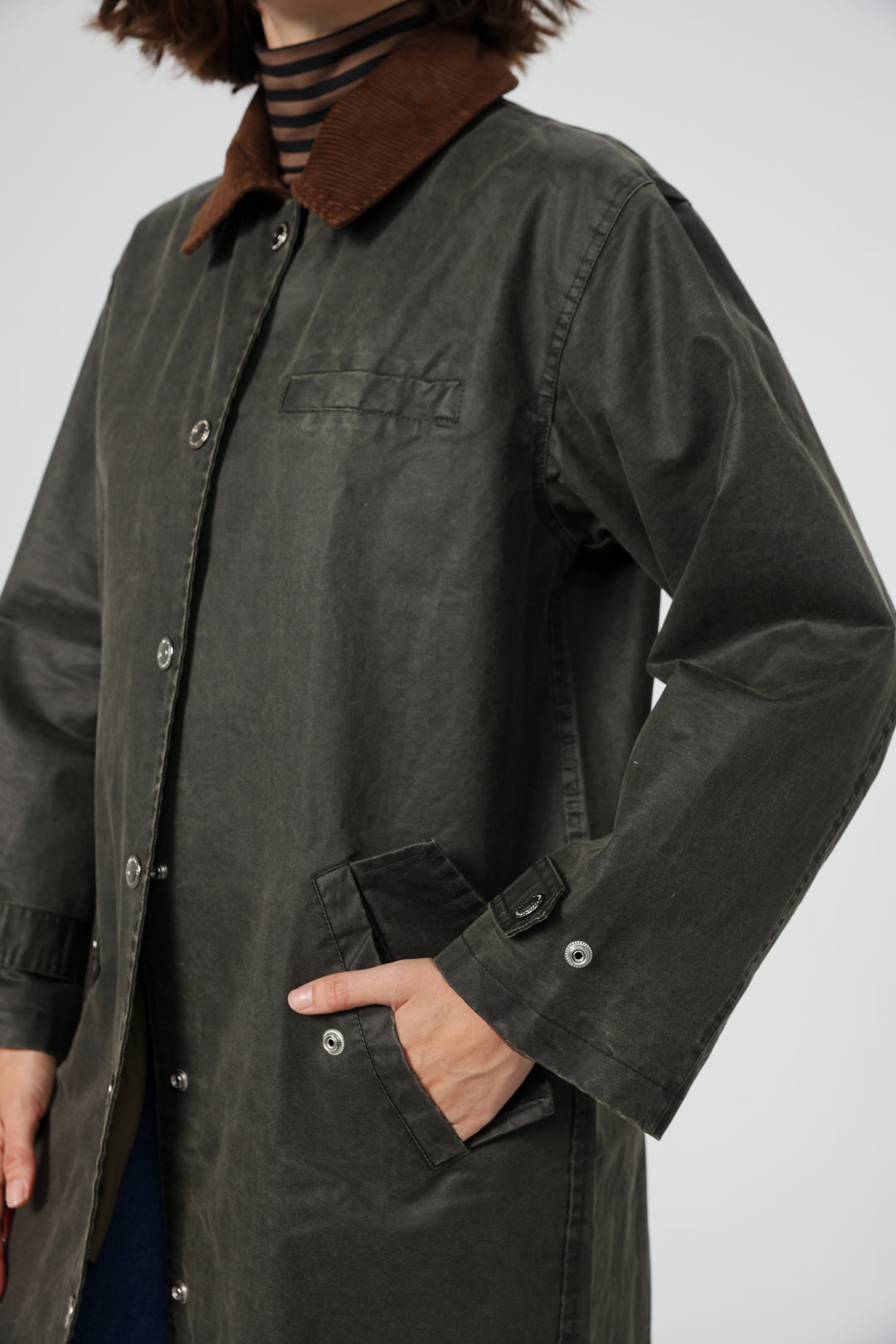 Woods Dark Olive Coat