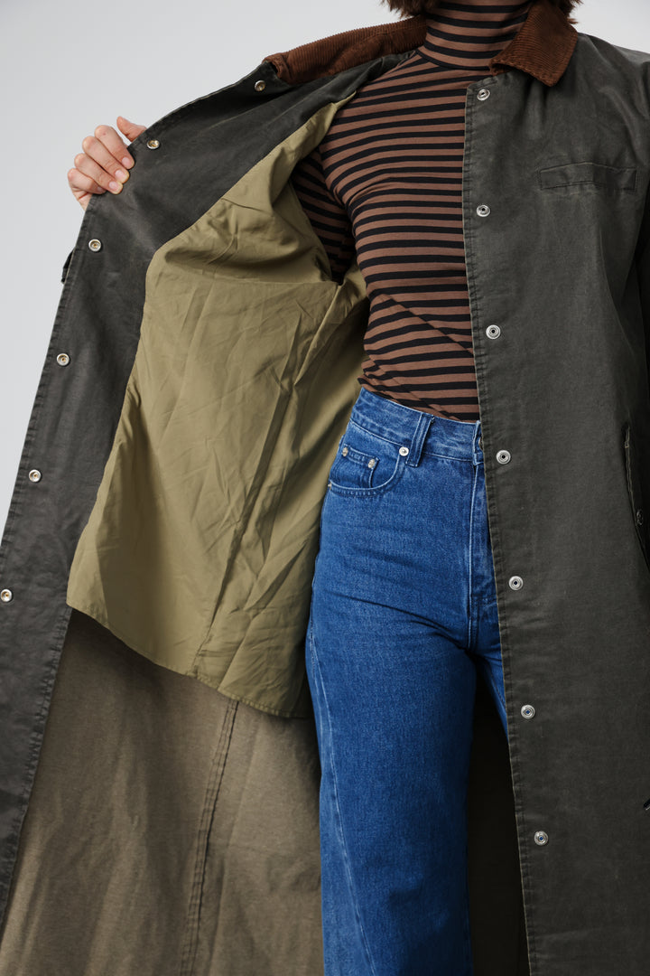 Woods Dark Olive Coat