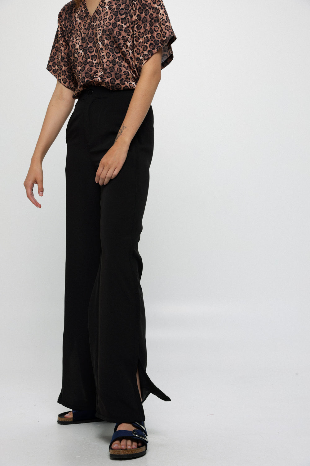 Buni Black Long Bottoms