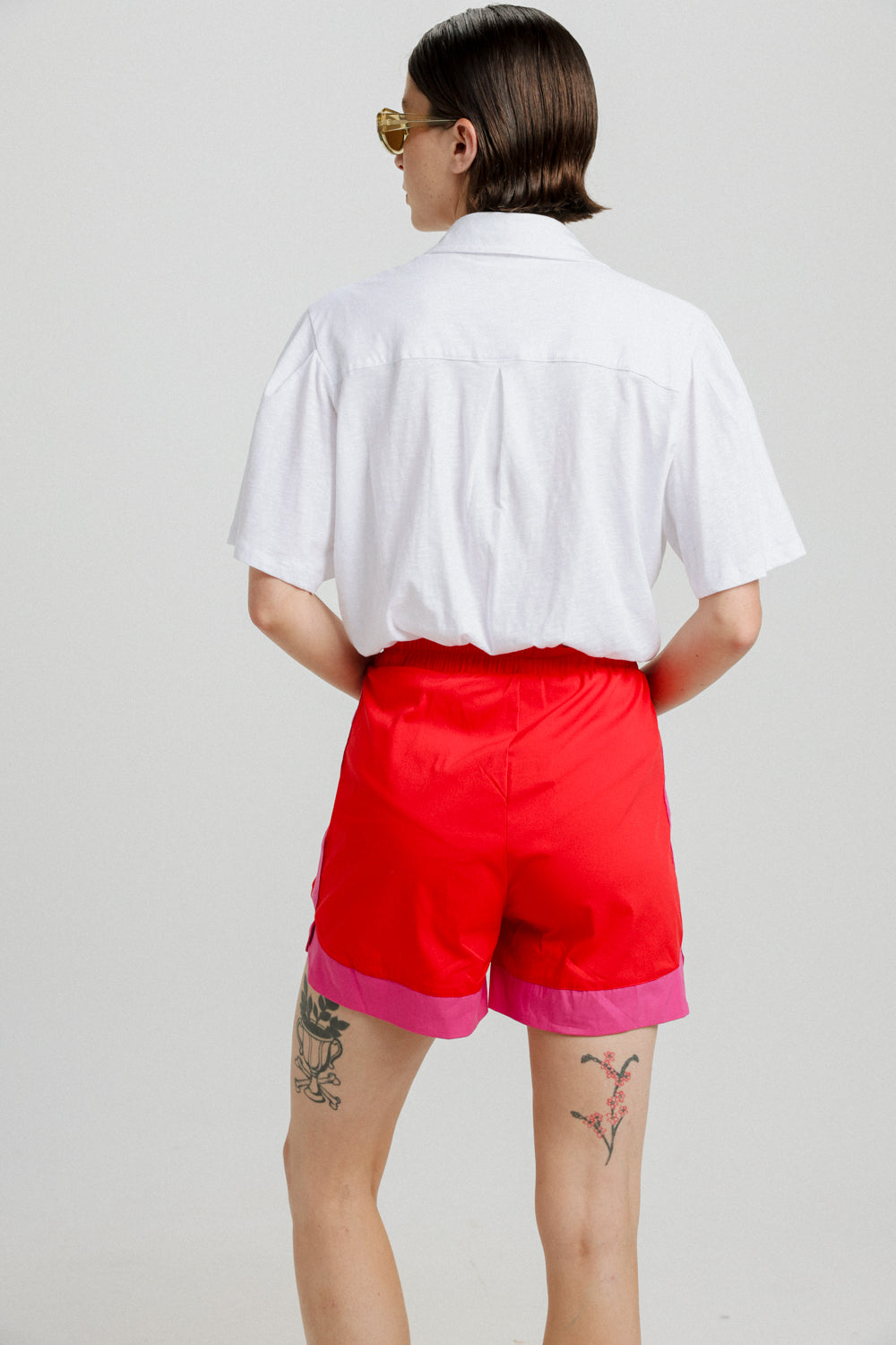 School Red Shorts