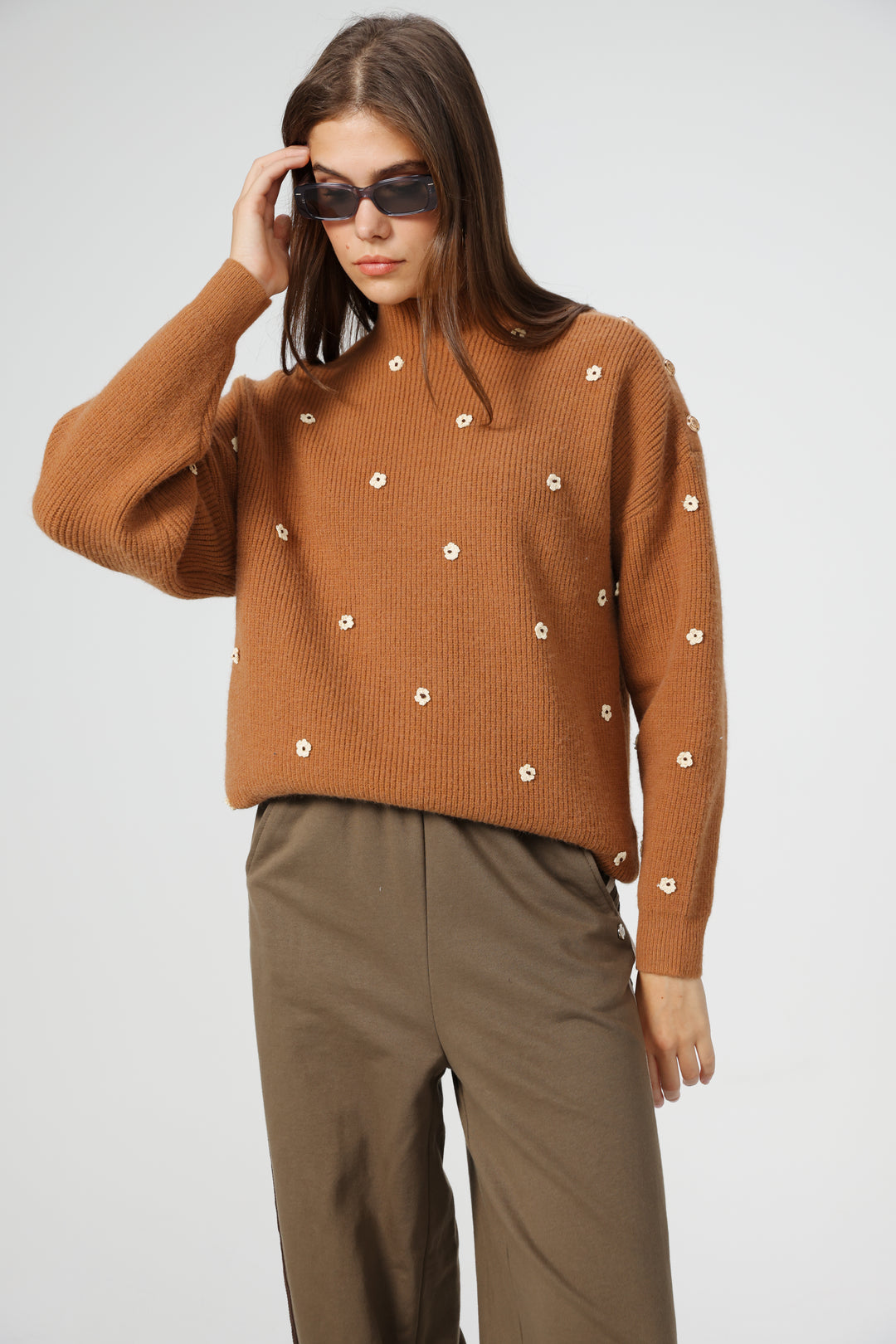 Yep Camel Sweater