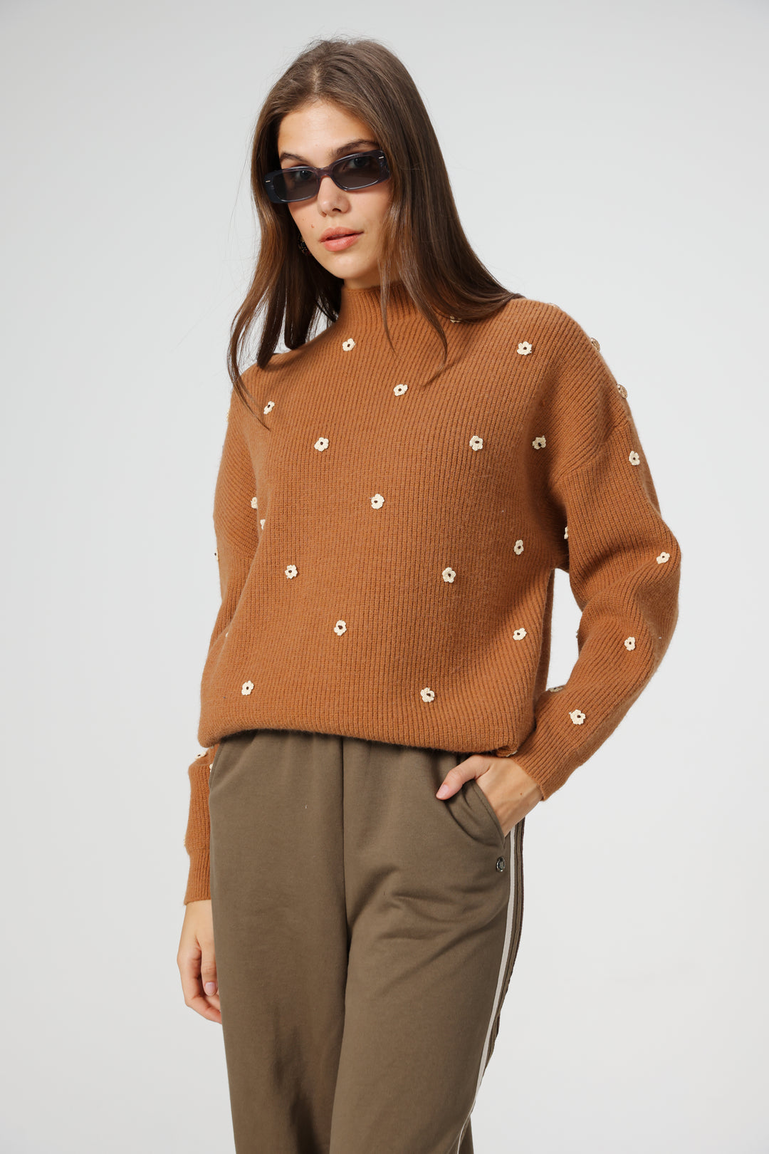 Yep Camel Sweater
