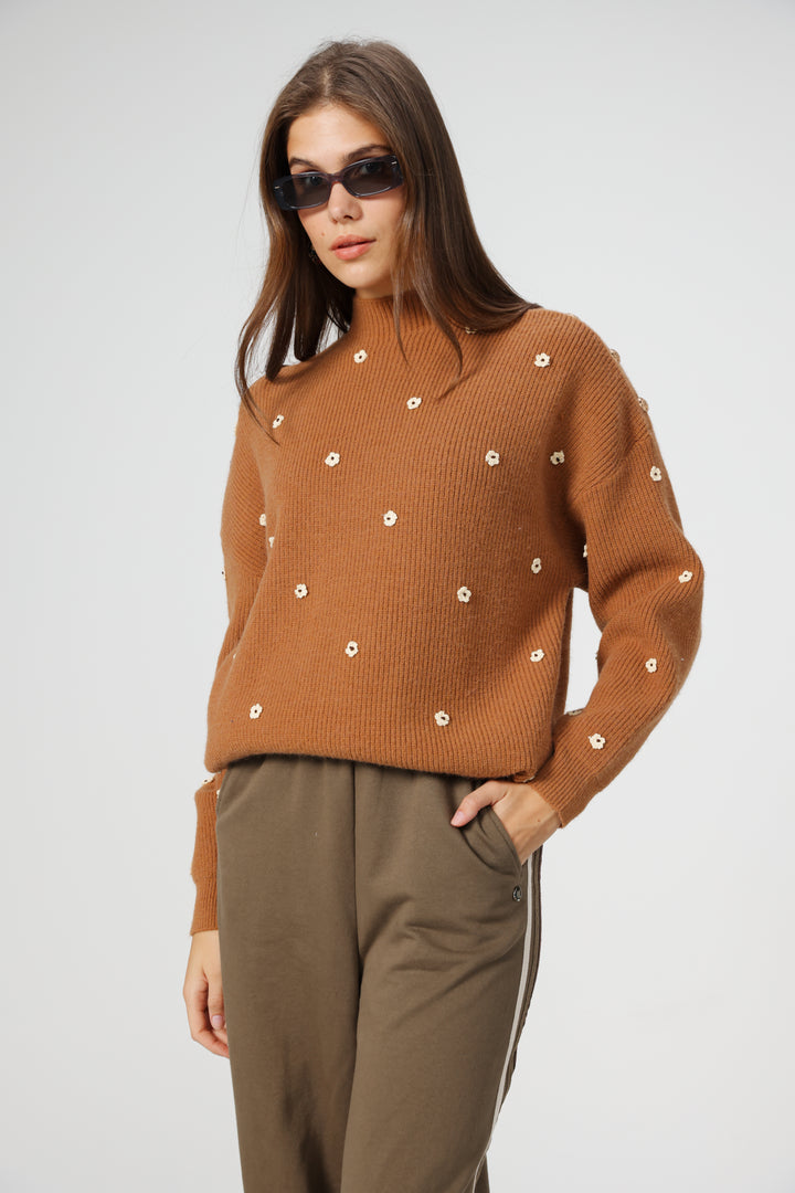 Yep Camel Sweater