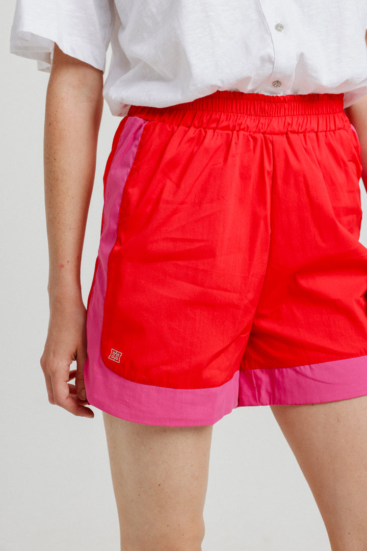 School Red Shorts