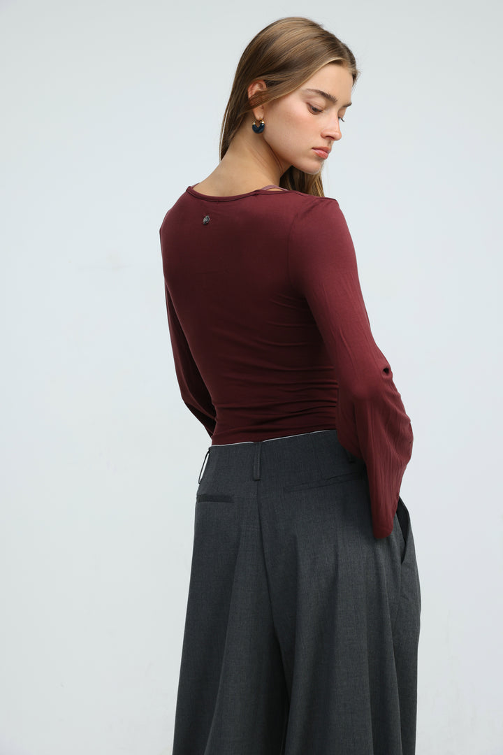 Duplicate Wine Bodysuit
