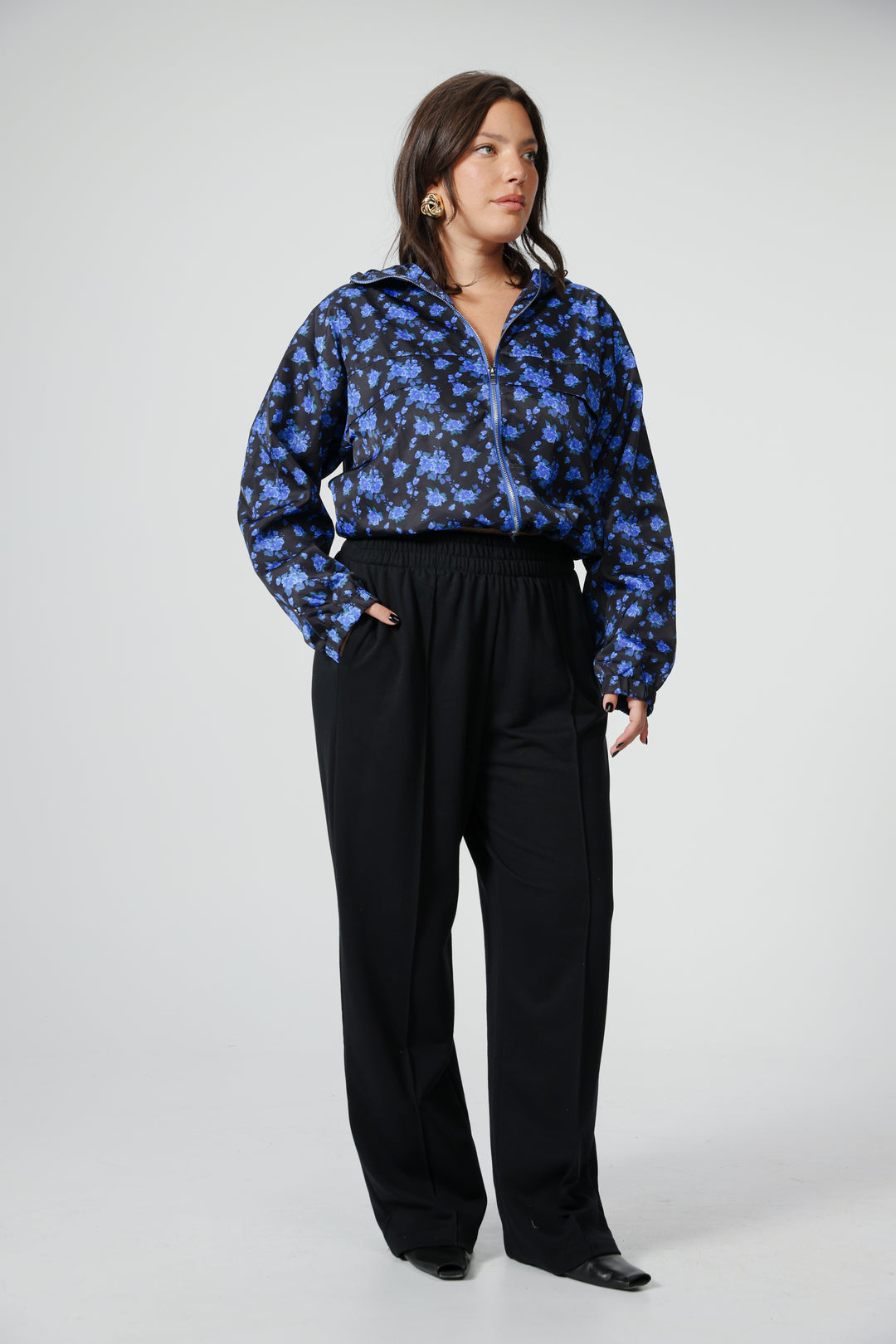 Uni Blue Floral Jacket