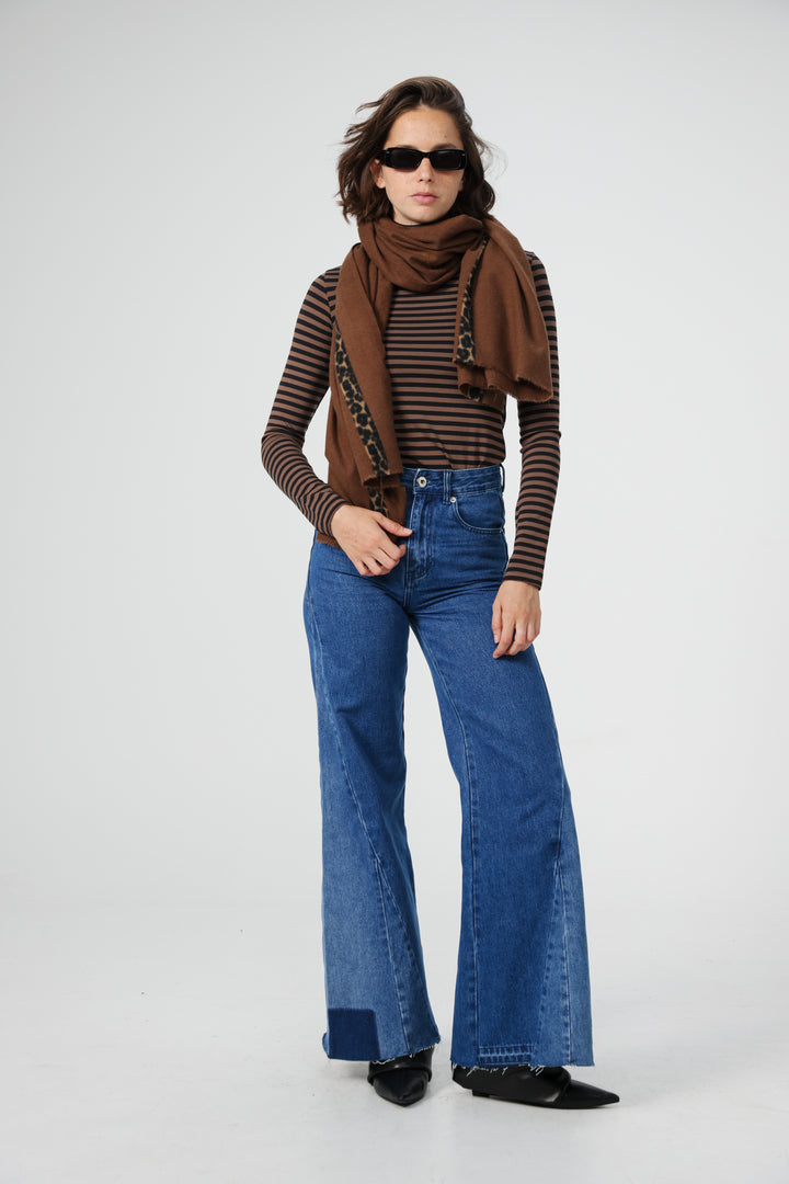 Brown Scarf צעיף חום לנשים