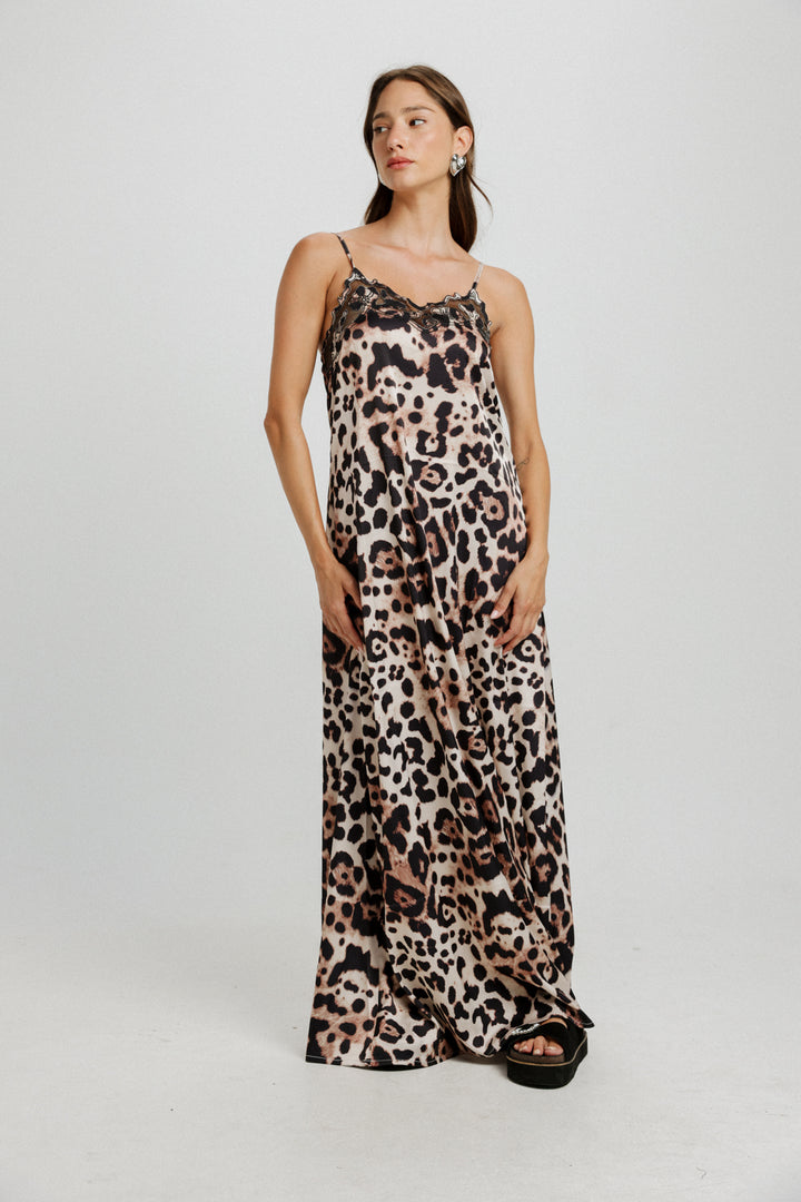 Lace Leopard Dress