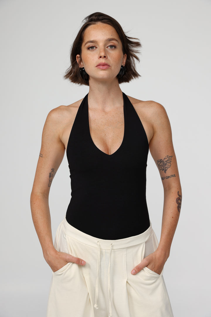 Note Black Bodysuit