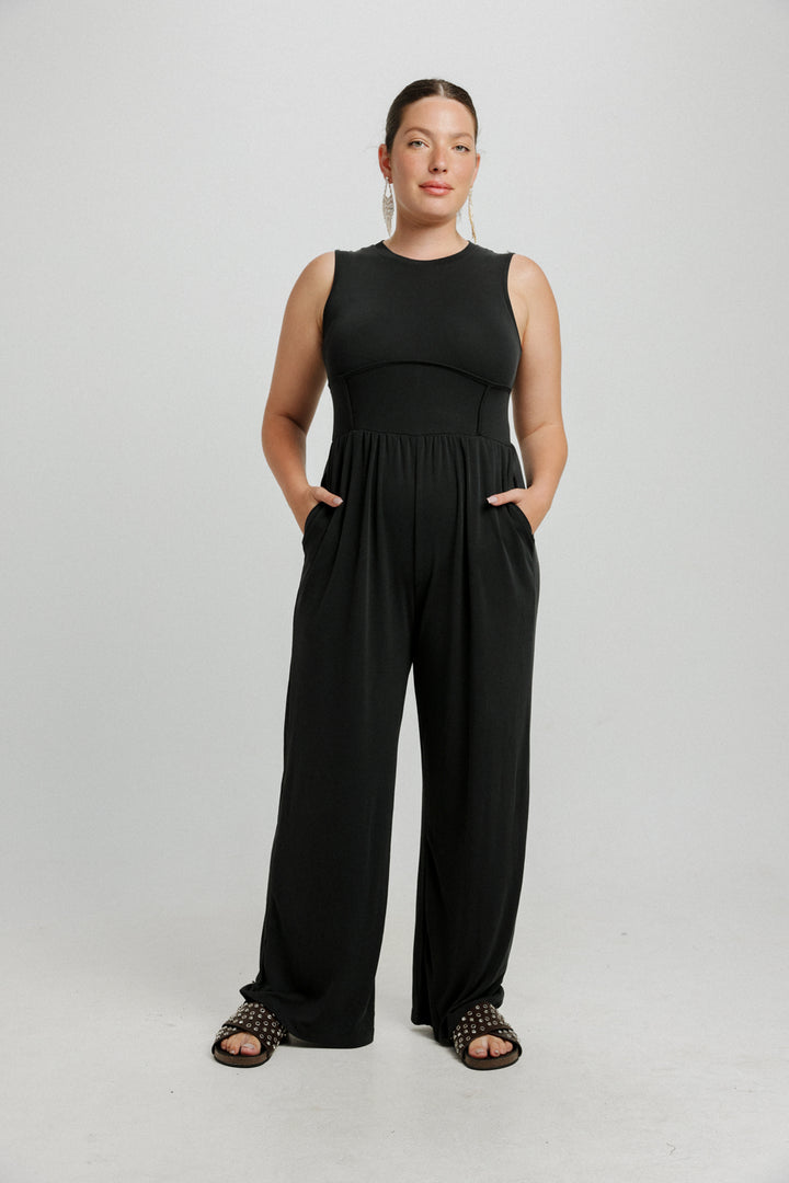 South Black Jumpsuit