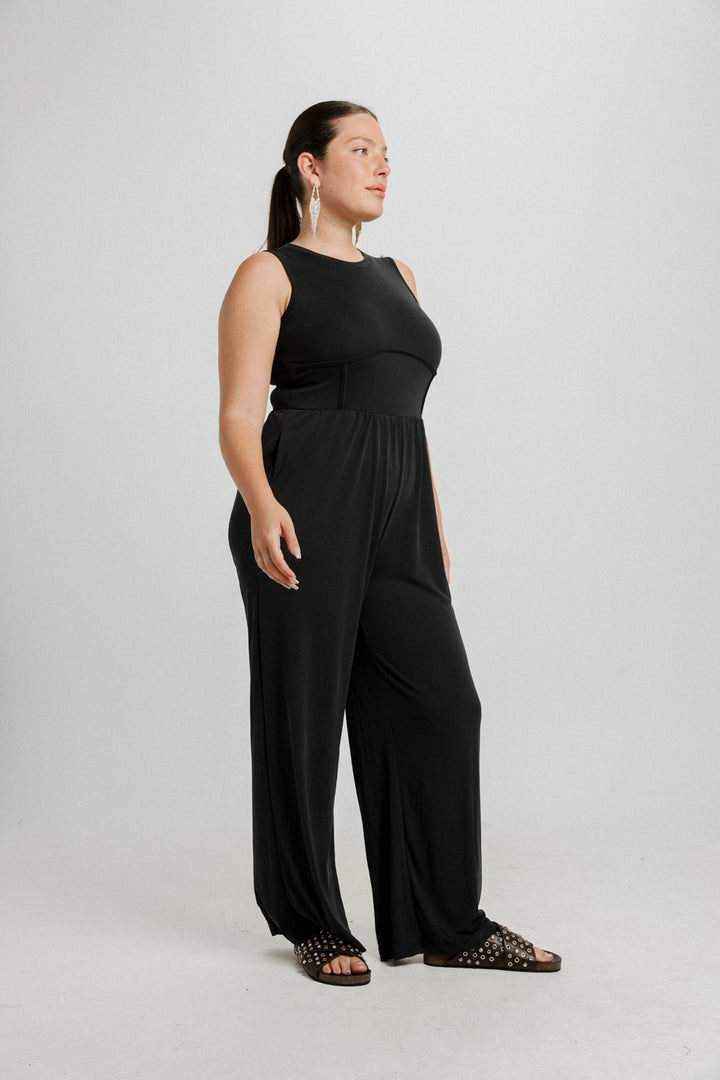 South Black Jumpsuit