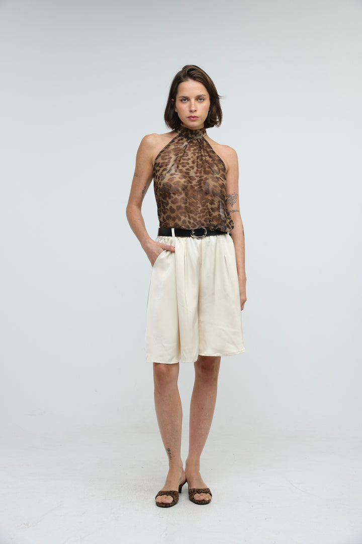 Collar Leopard Tank