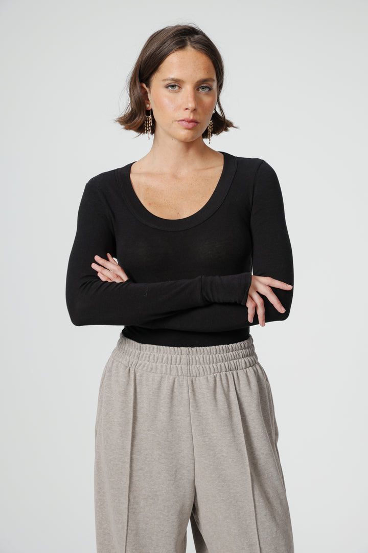 Clean08 Black Bodysuit