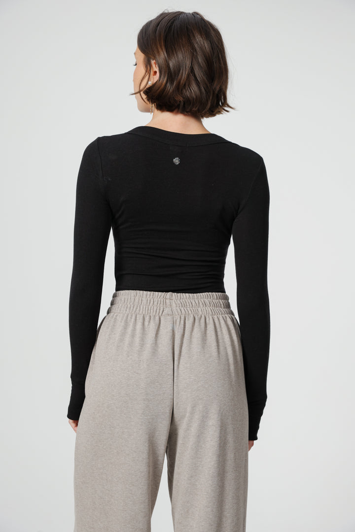 Clean08 Black Bodysuit