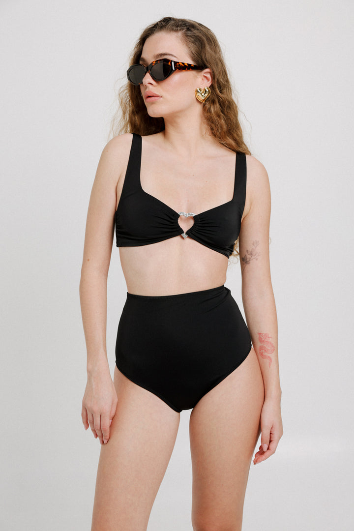 A Black Bikini Bottoms