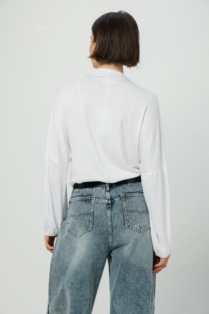 Field White Mesh Shirt
