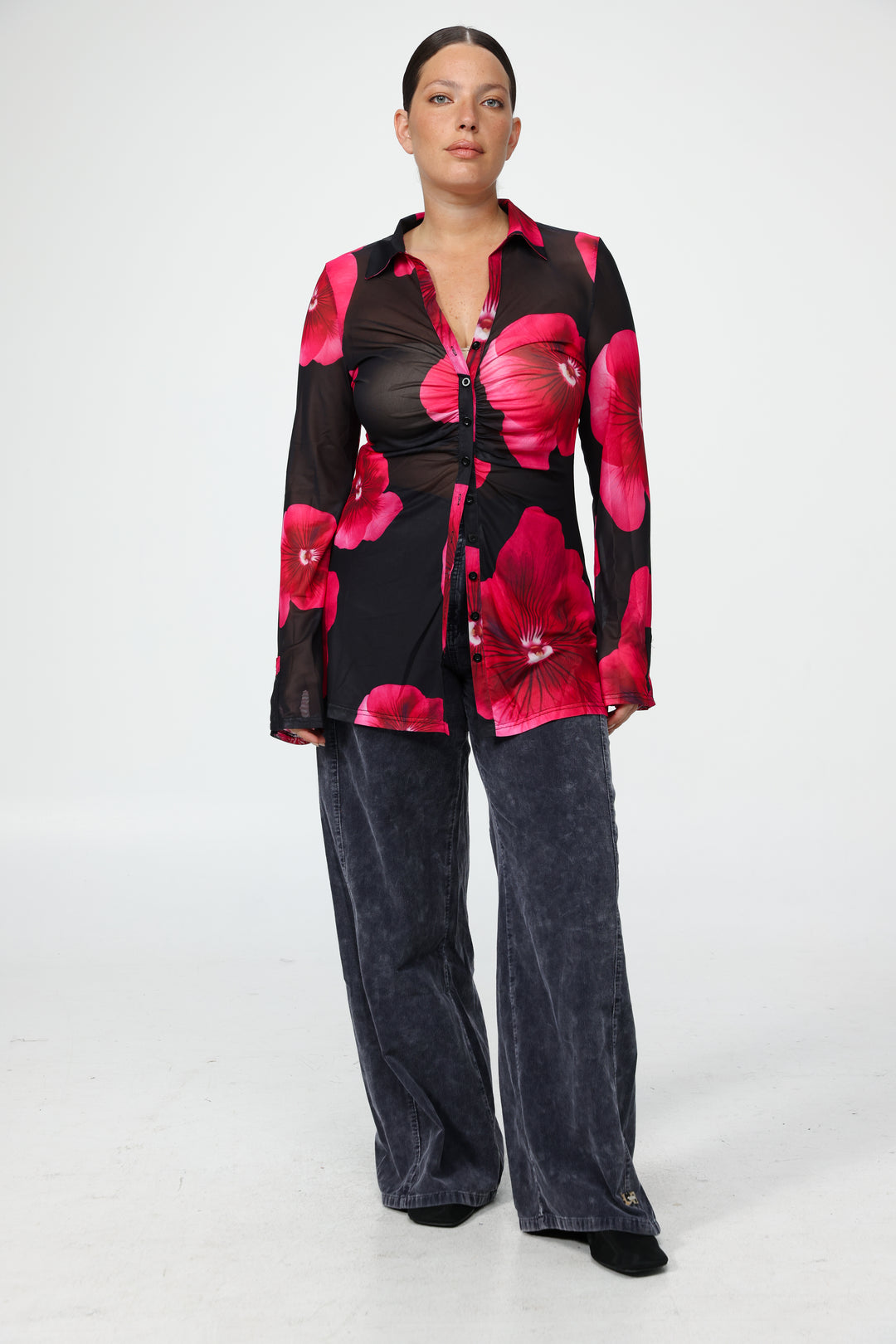 Floral Buttoned Shirt