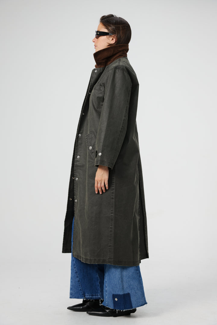 Woods Dark Olive Coat