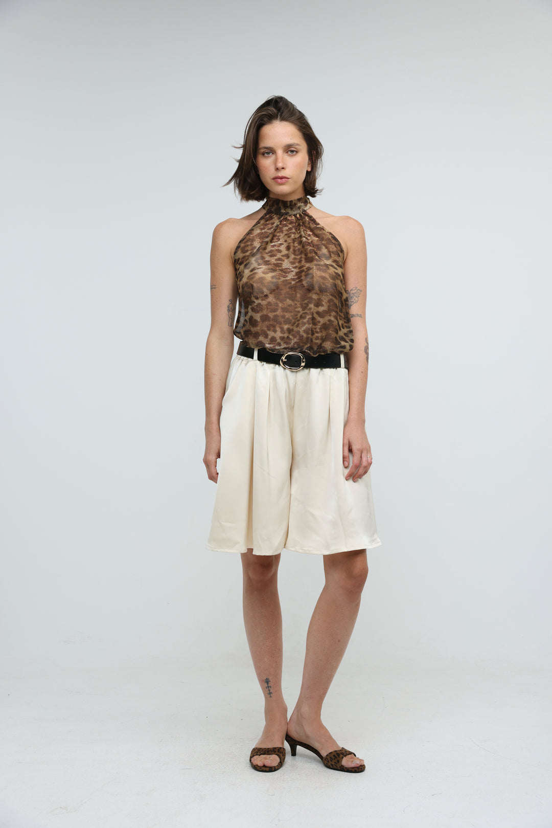 Collar Leopard Tank