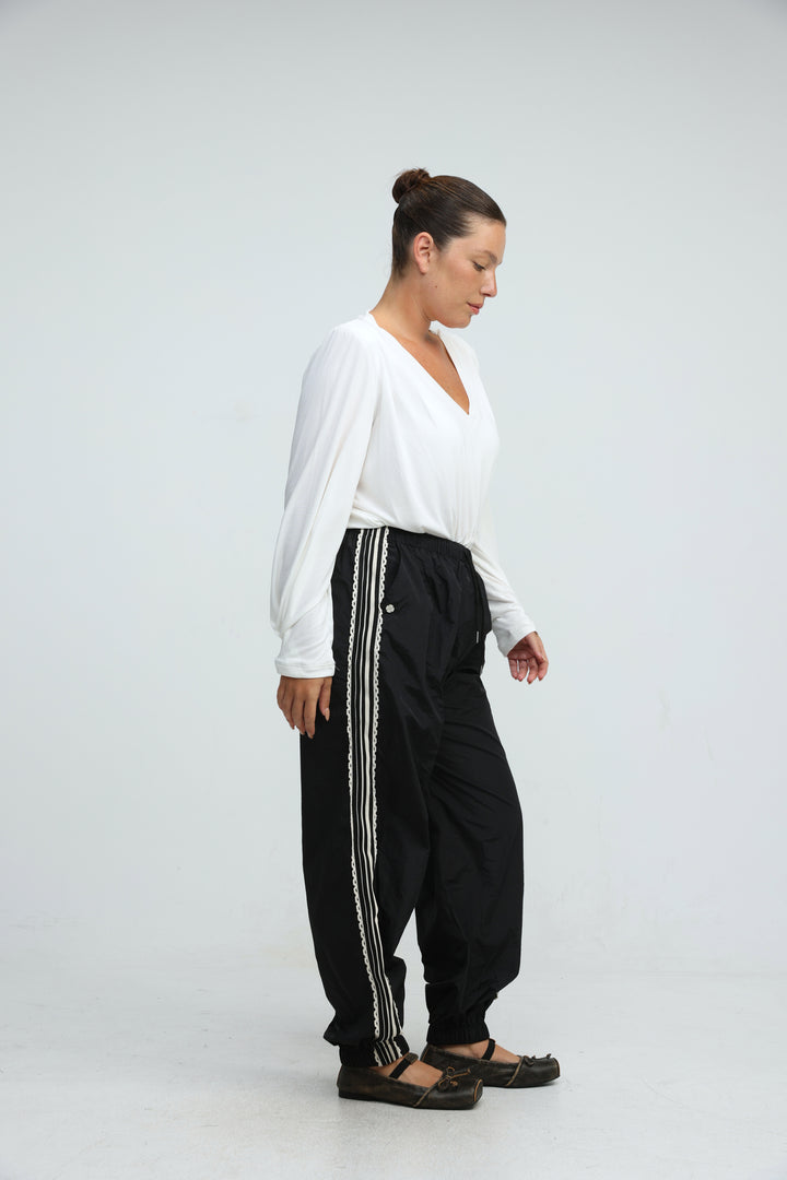 League Black Joggers