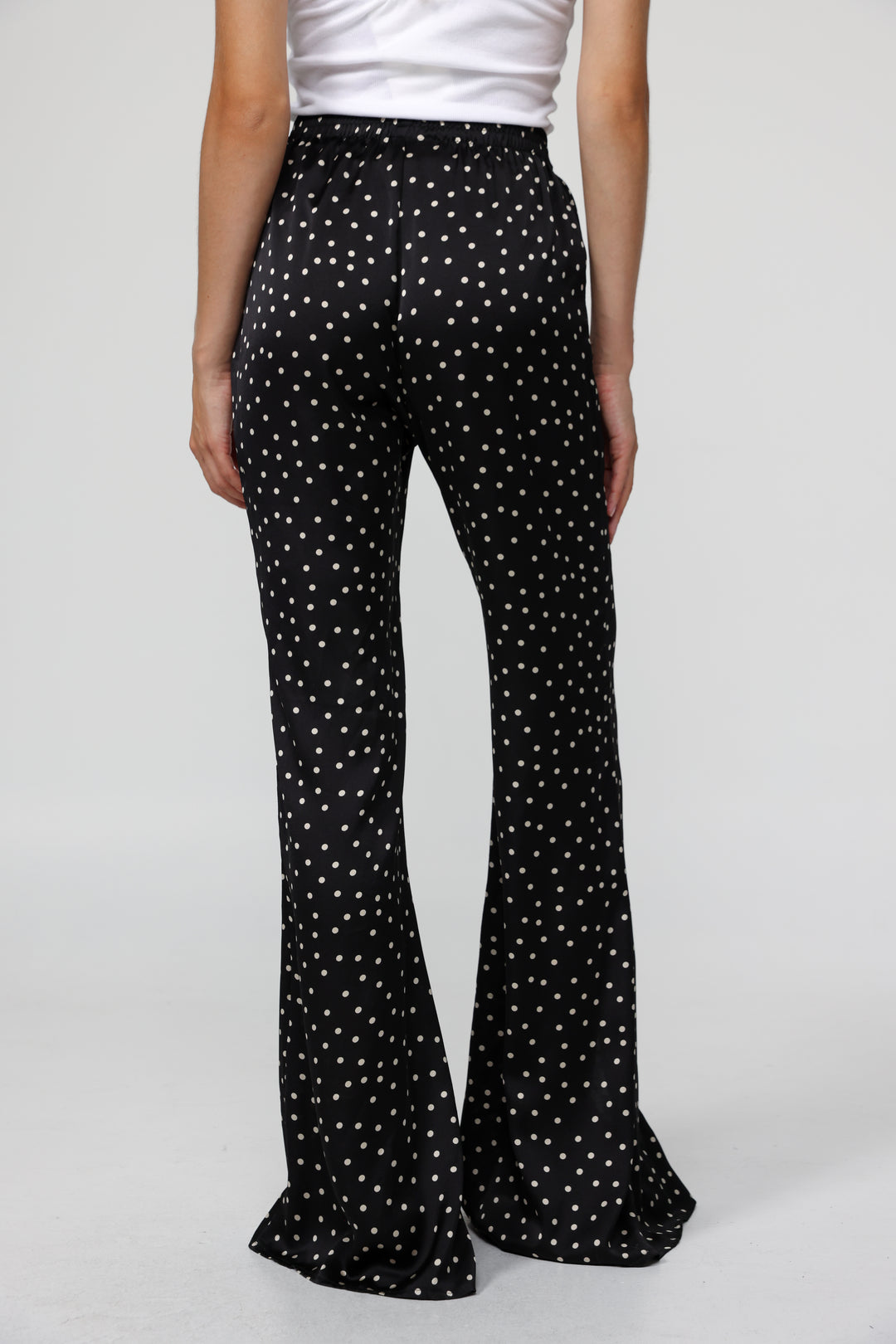 Lace Dots Wide Leg Bottoms