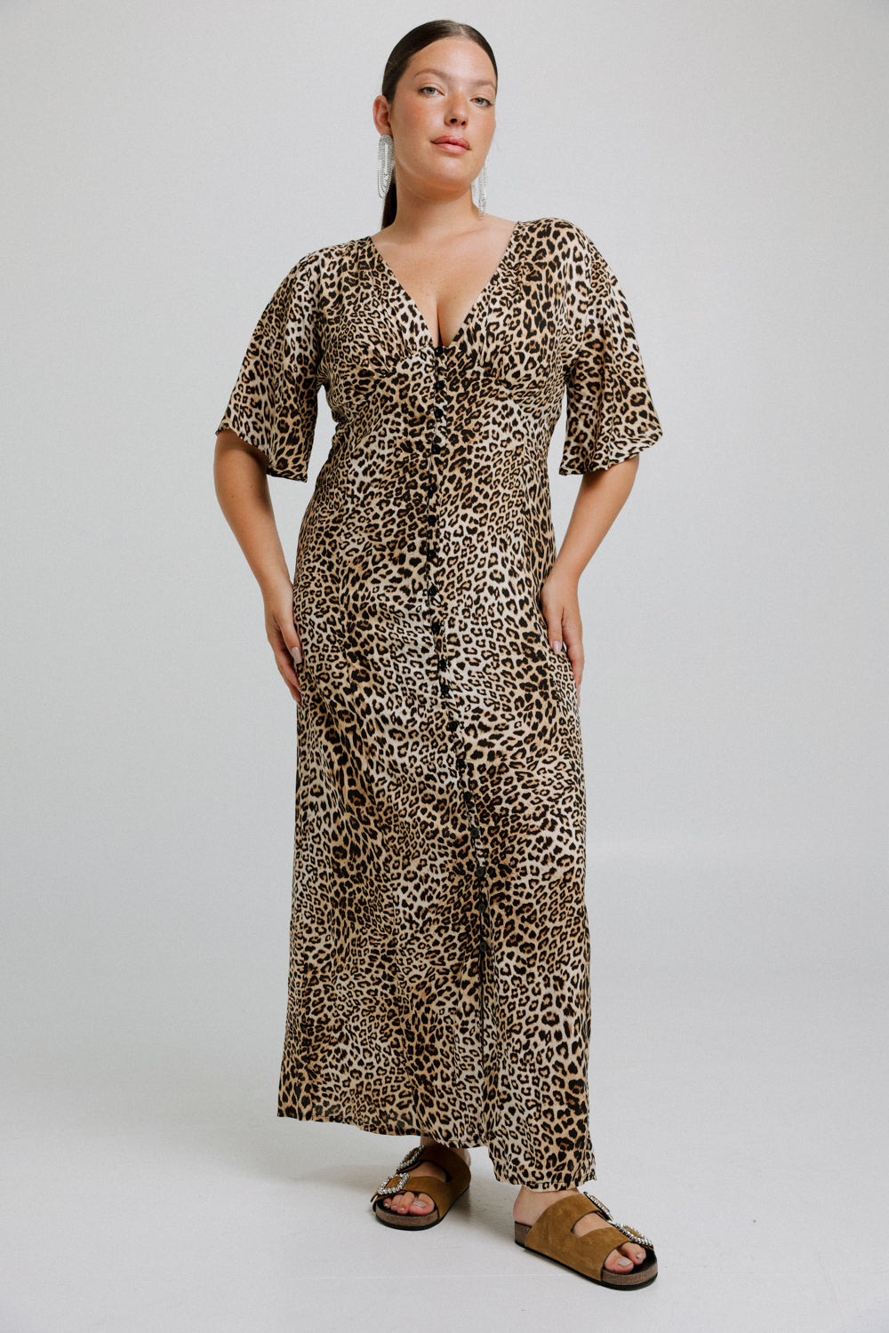 Peacock Leopard Dress