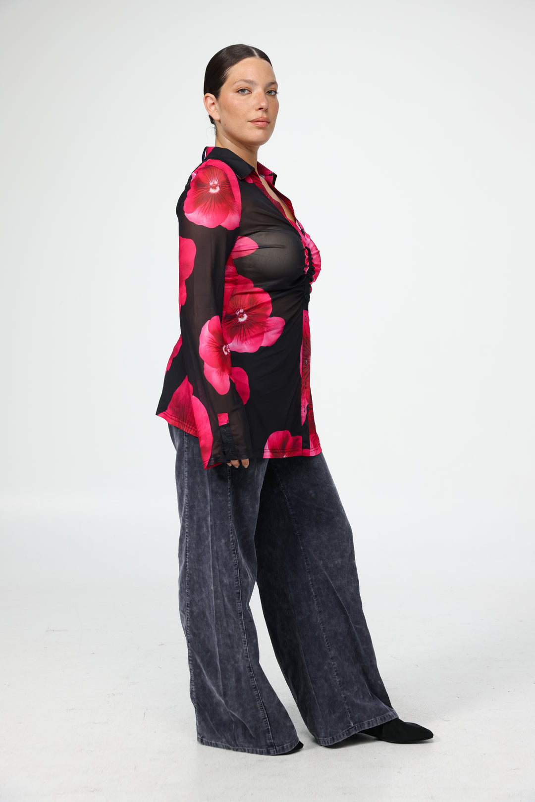 Floral Buttoned Shirt