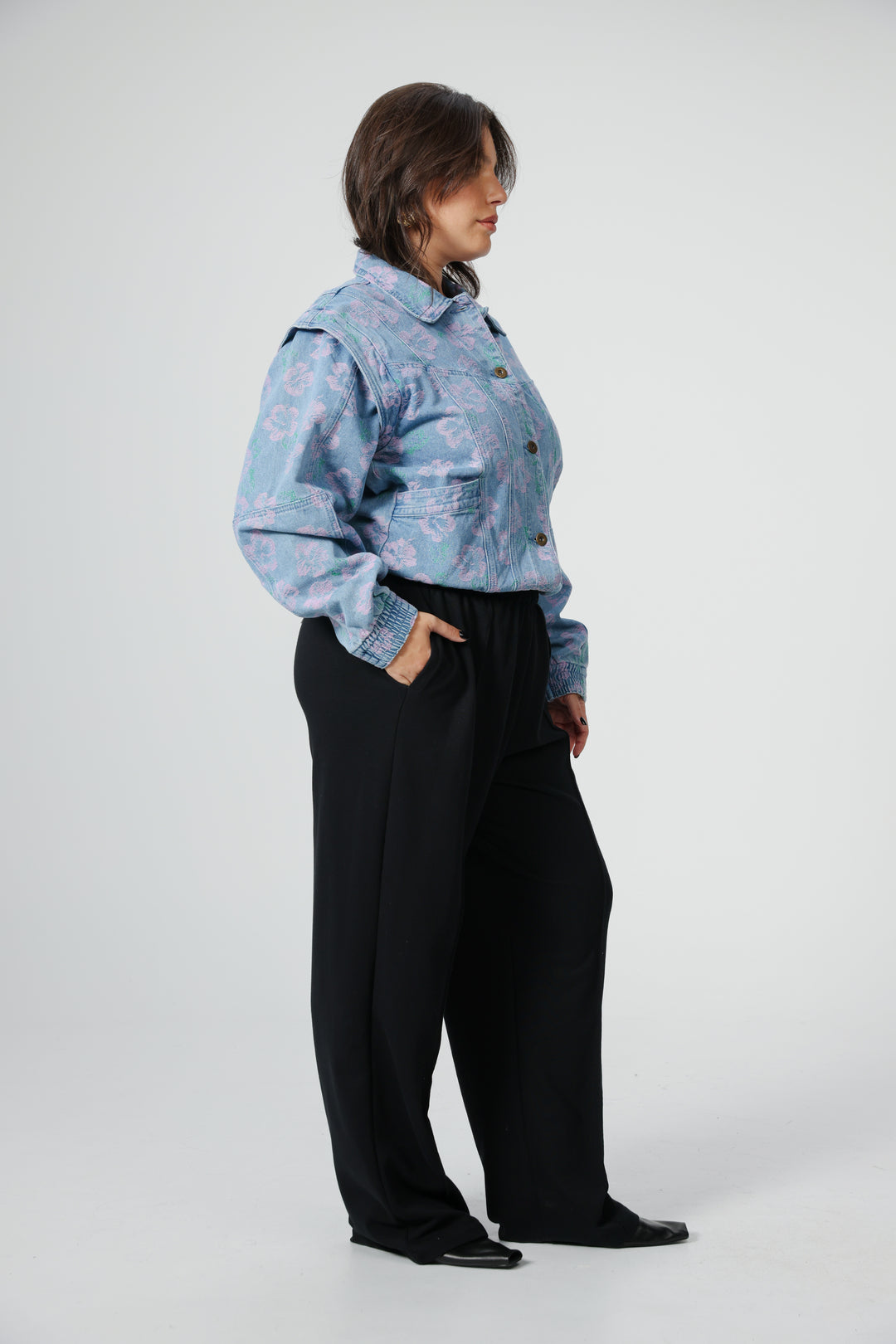 Poetry Floral Denim Jacket