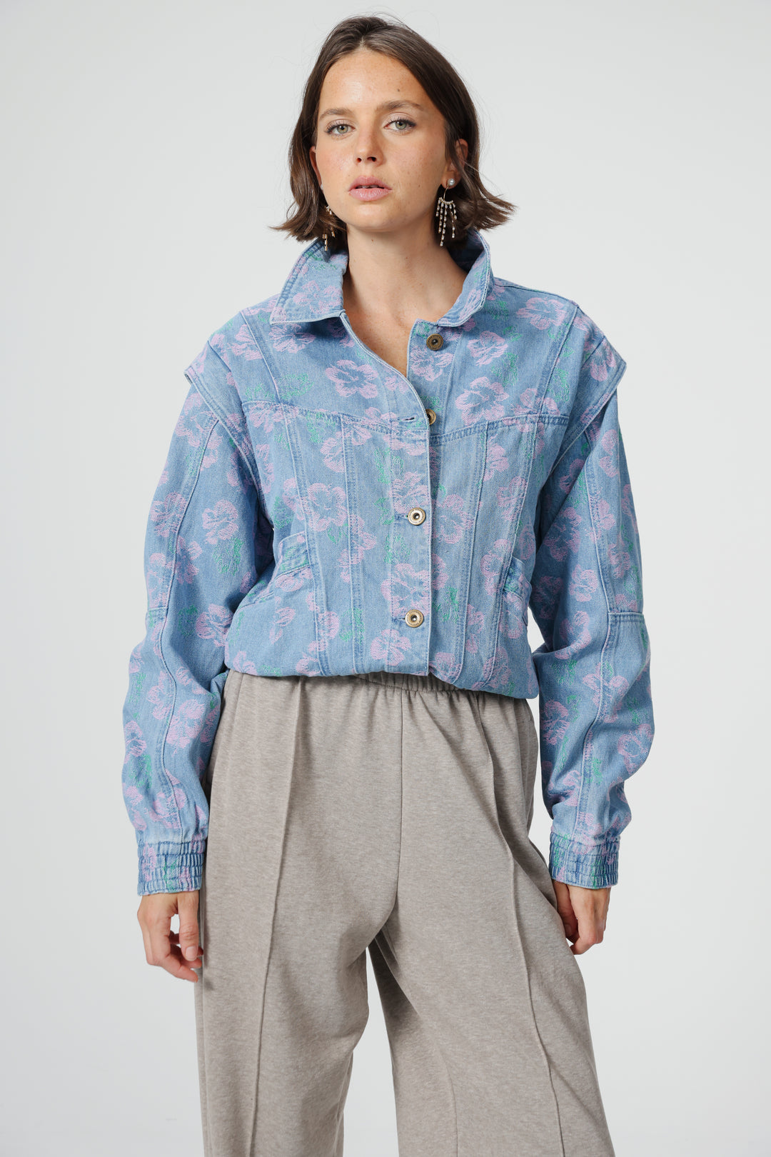 Poetry Floral Denim Jacket