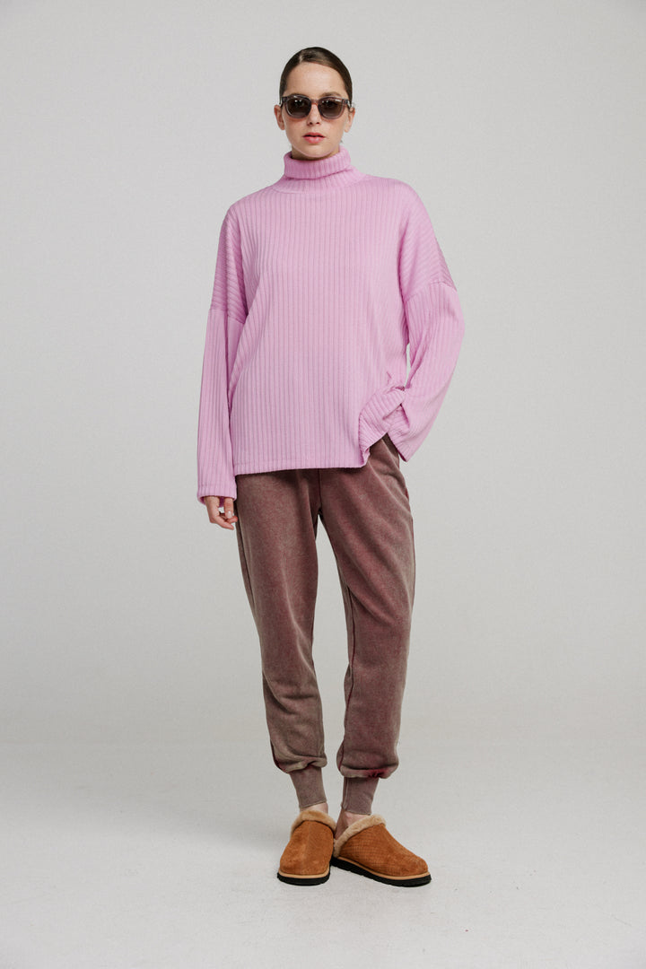 Wanted Pink Oversized Jumper