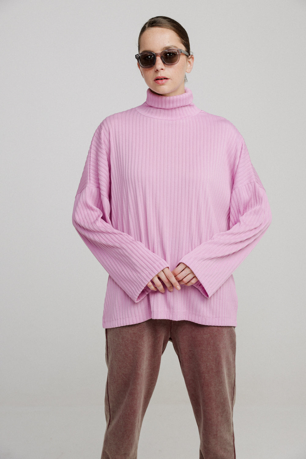 Wanted Pink Oversized Jumper