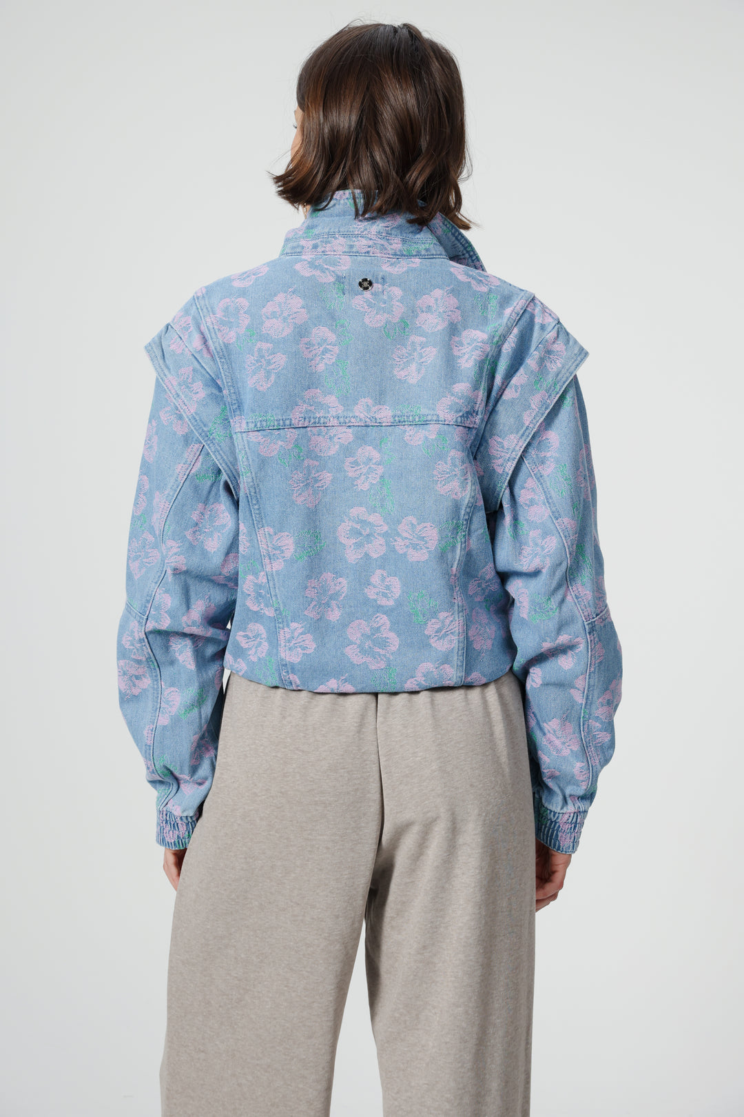 Poetry Floral Denim Jacket