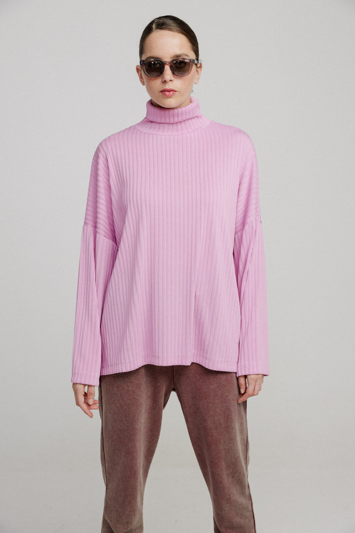 Wanted Pink Oversized Jumper