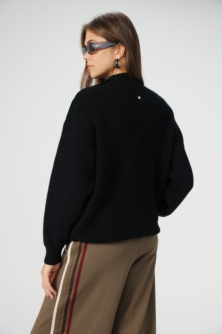 Yep Black Sweater