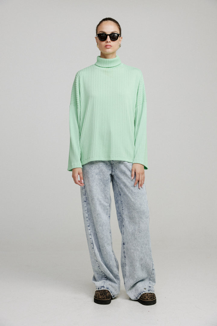 Wanted Mint Oversized Jumper